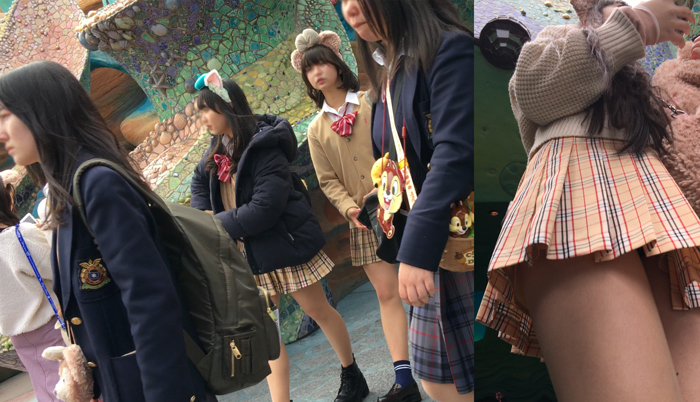 [hipfive2]【4K街撮り】制服パンチラ2