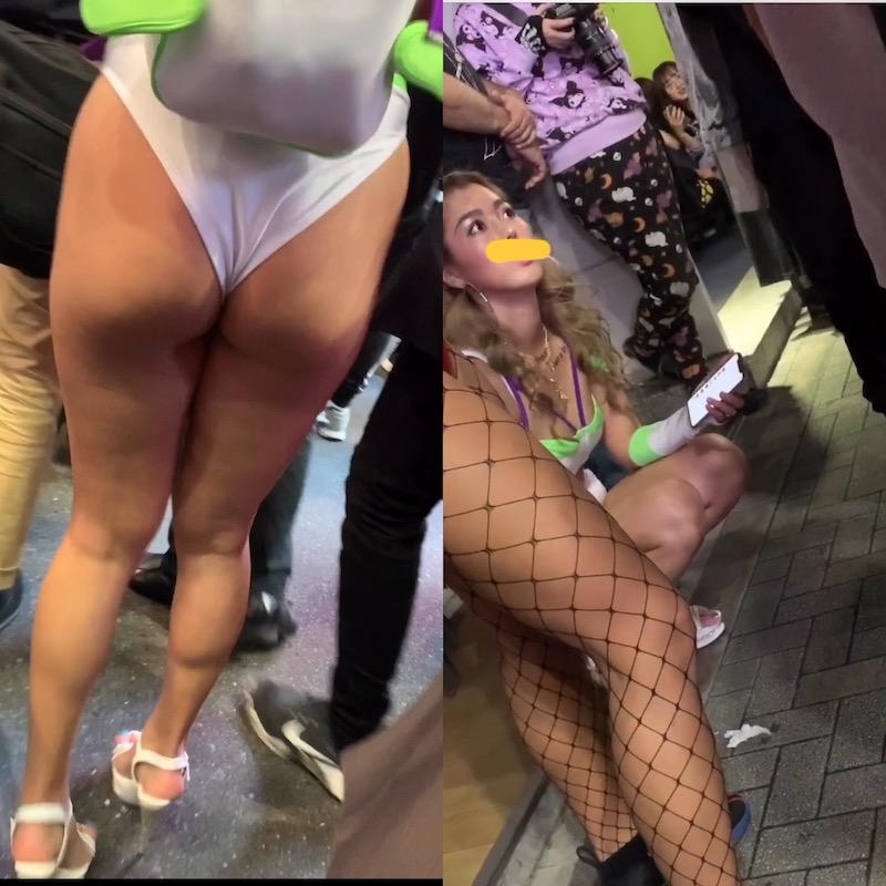 [アゲハ@iphone撮り師]ハロウィンin渋谷2019年抜けるお尻編